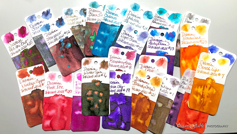 My Favorite Diamine Red Inkvent Calendar Colors – SusieG Studio