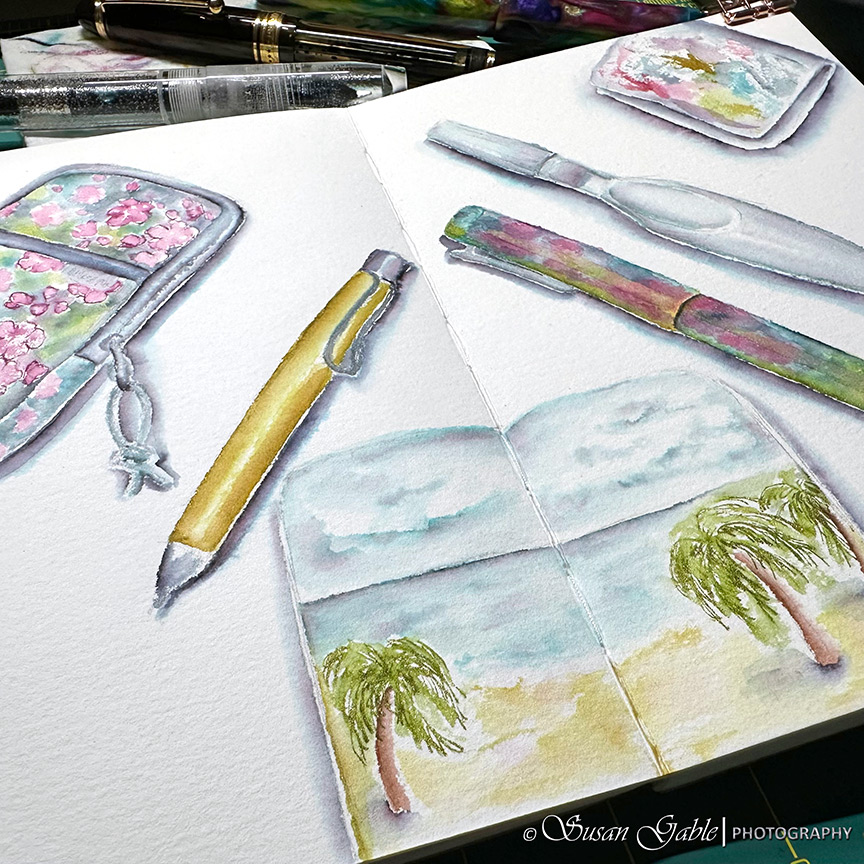 Sketching My Art Tools – Pen & Ink&nbsp;Wash