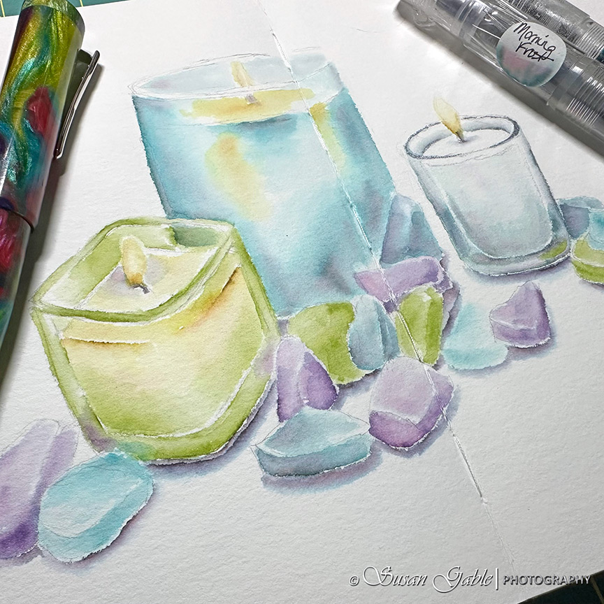 Glass – My Pen & Ink Wash&nbsp;Sketch