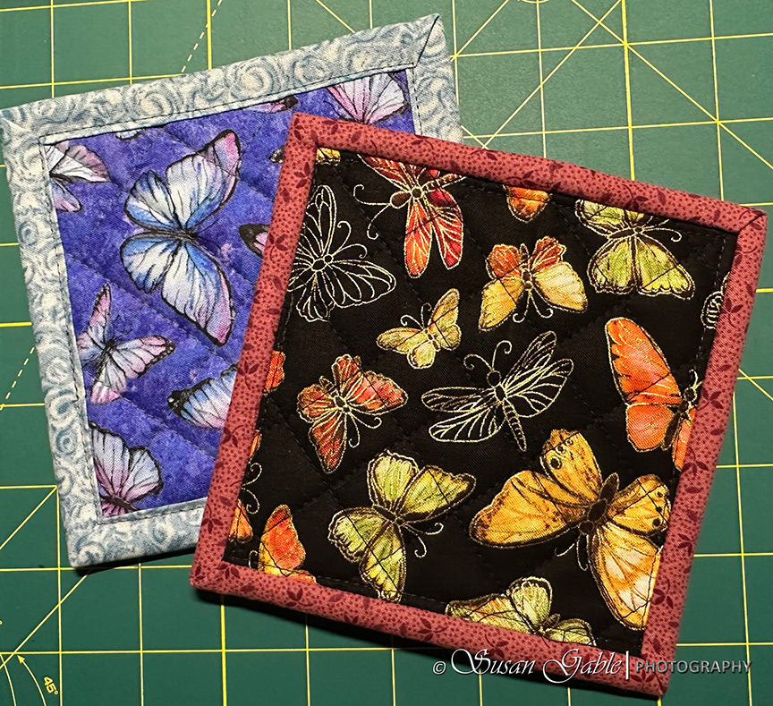 Sewing Mug Rugs & Some Sewing Tips